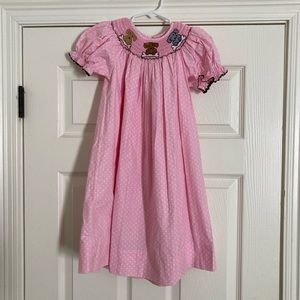 Long Smocked Puppy Dress 4